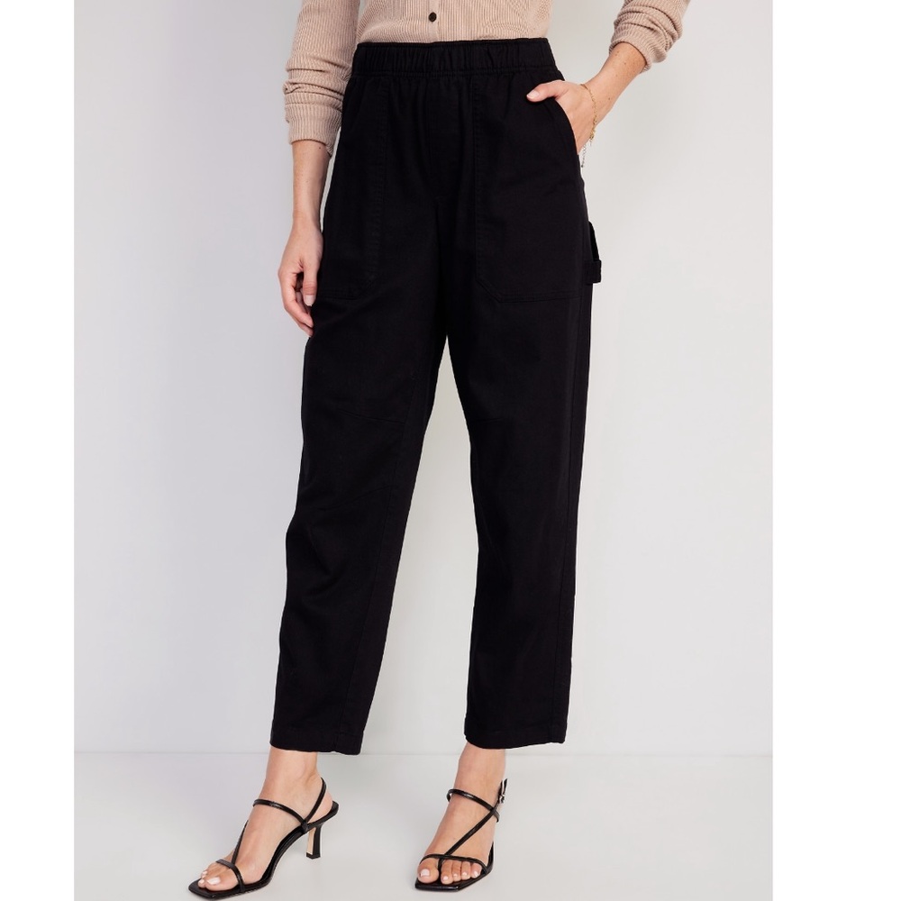🖤 Old Navy Pulla Utility Women’s Black Pants - Size M - Picture 5 of 5